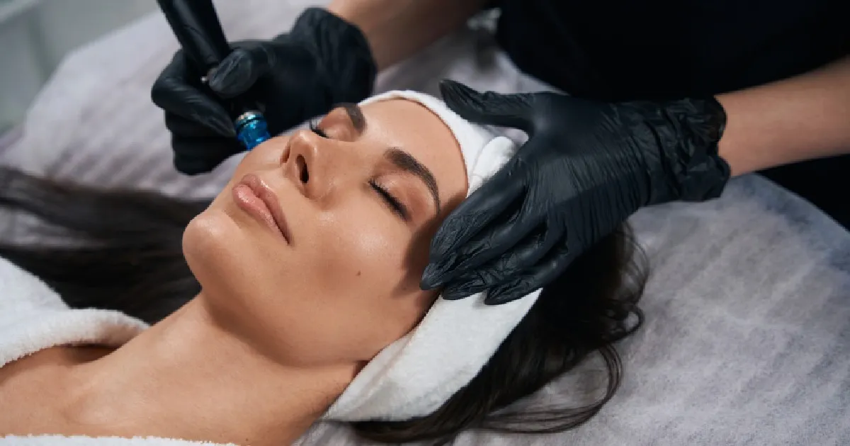 Women receiving HydraFacial in Houston TX